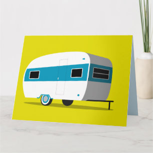 HAPPY WEDDING ANNIVERSARY CAMPER BIG CARD