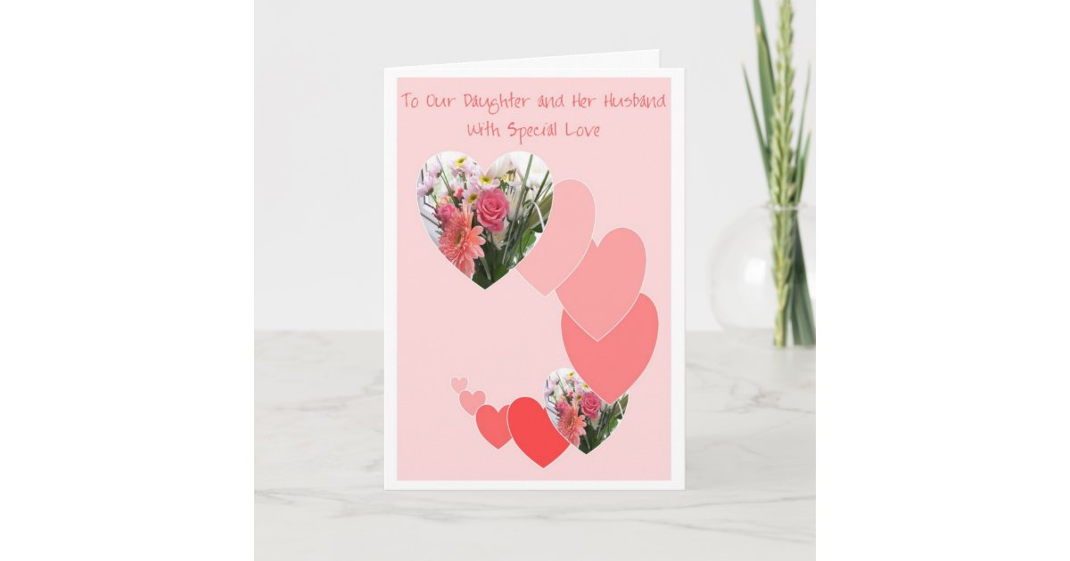 Happy Wedding Anniversary Daughter And Husband Card Zazzle