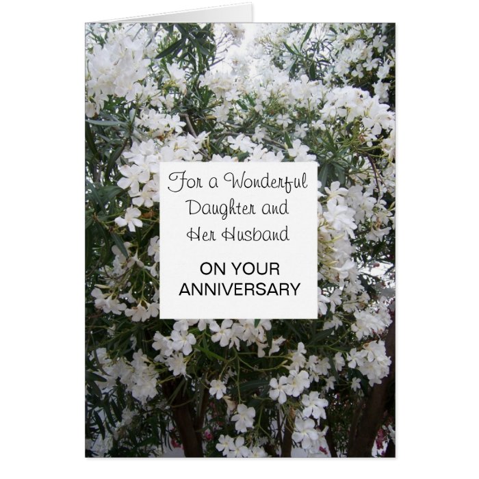 Happy Wedding Anniversary Daughter And Husband Card