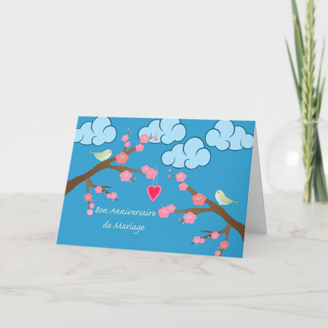 happy-wedding-anniversary-in-french-spring-birds-card-zazzle