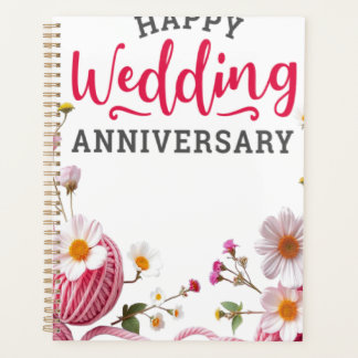 Happy wedding anniversary  planner