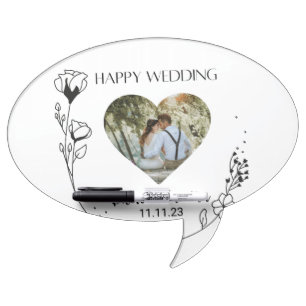 Happy wedding Dry Erase Board