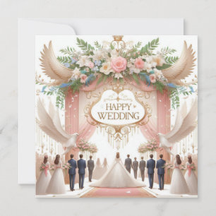 Happy Wedding Greeting Cards 