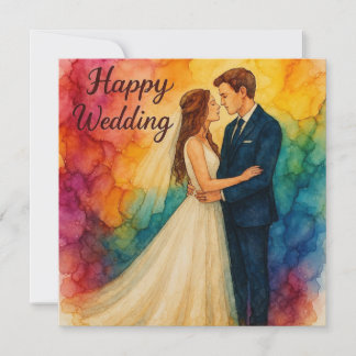 Happy Wedding Greeting Cards