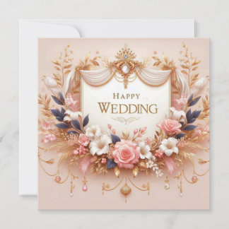 Happy Wedding Greeting Cards