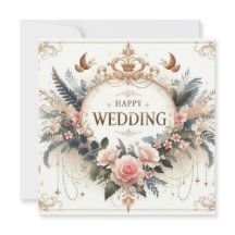 Happy Wedding Greeting Cards