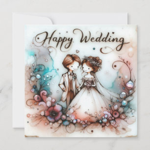 Happy Wedding Greeting cards 