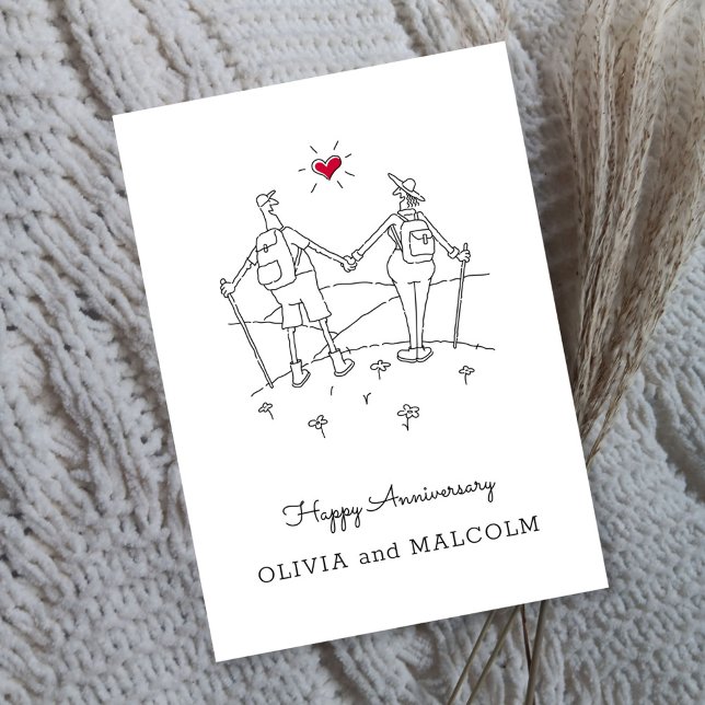 Happy Wedding Hiking Anniversary Red Heart (Creator Uploaded)