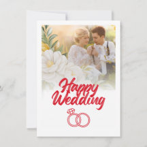 Happy Wedding Invitation