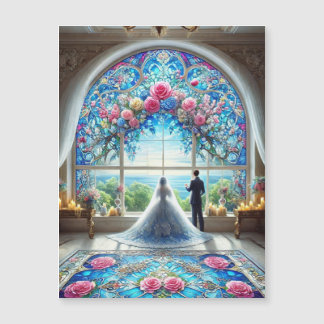 Happy Wedding Magnet Card