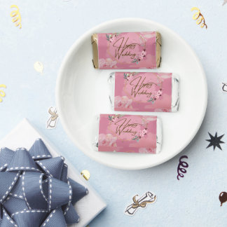 Happy Wedding Mini Chocolates Hershey's Miniatures