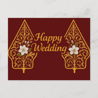 Happy Wedding Postcards 