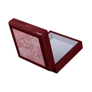 Happy Wedding Wooden Jewelry Box