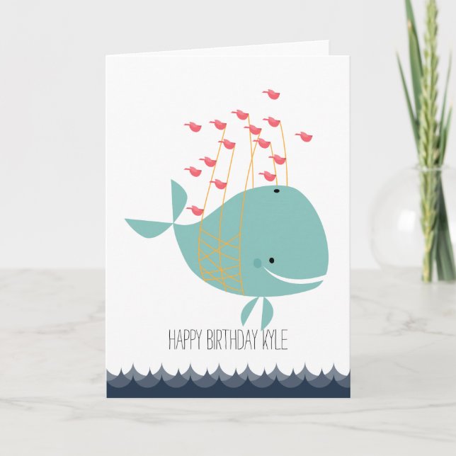 Happy Whale Card (Front)