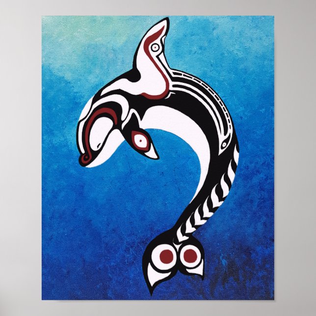 Happy Whale Poster (Front)