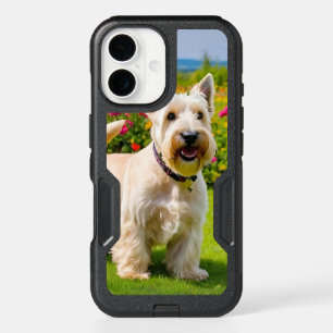 Happy Wheaten Scottie Terrier Playing iPhone 16 Case