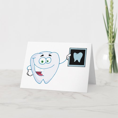 Happy White Tooth Greeting Cards