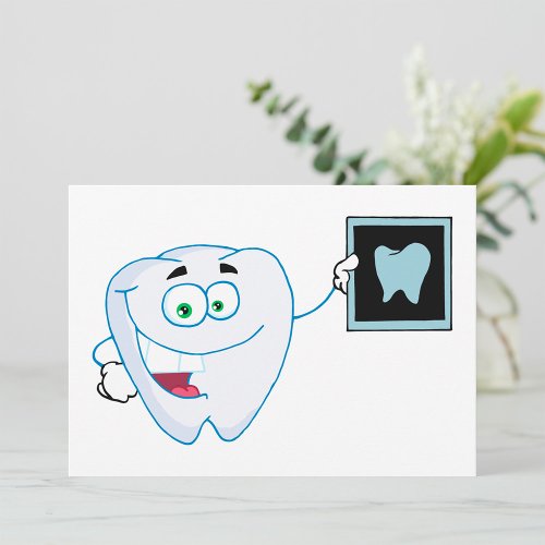 Happy White Tooth Invitations
