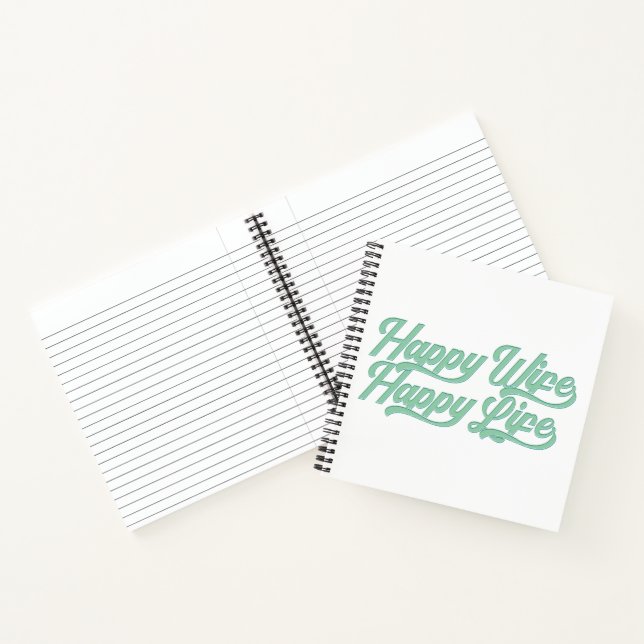 Happy Wife Happy Life Mother's Day | Notebook (Inside)