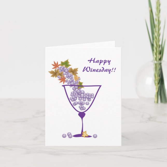Happy Winesday!! - Card (Front)