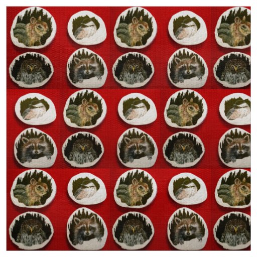 Happy Winter Friends Fabric