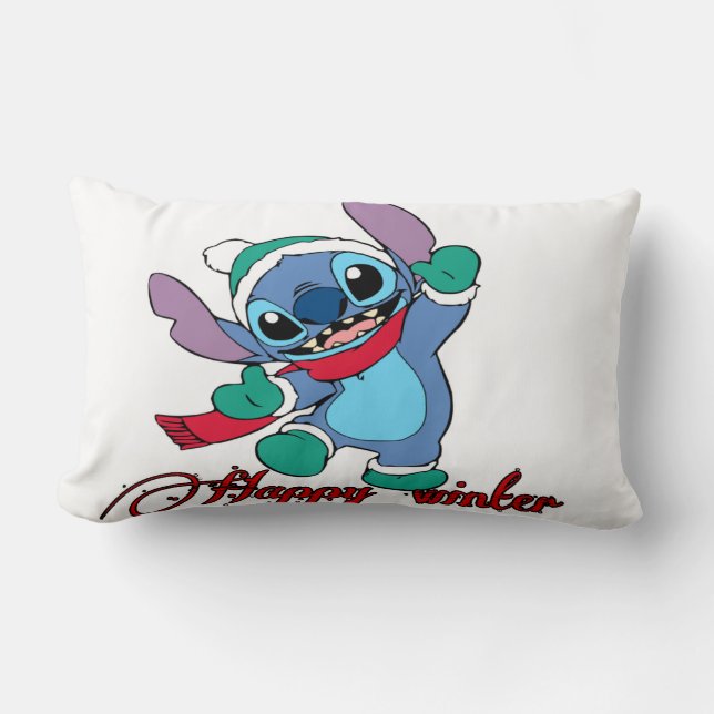 Happy winter season  lumbar pillow (Front)
