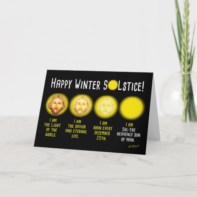 HAPPY WINTER SOLSTICE! - CARD (Front)