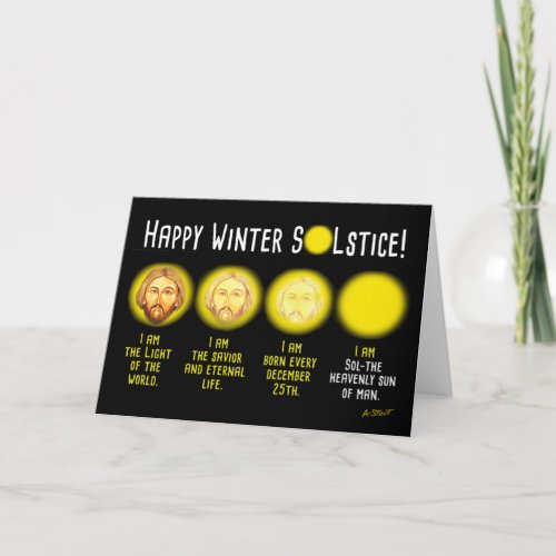 HAPPY WINTER SOLSTICE CARD