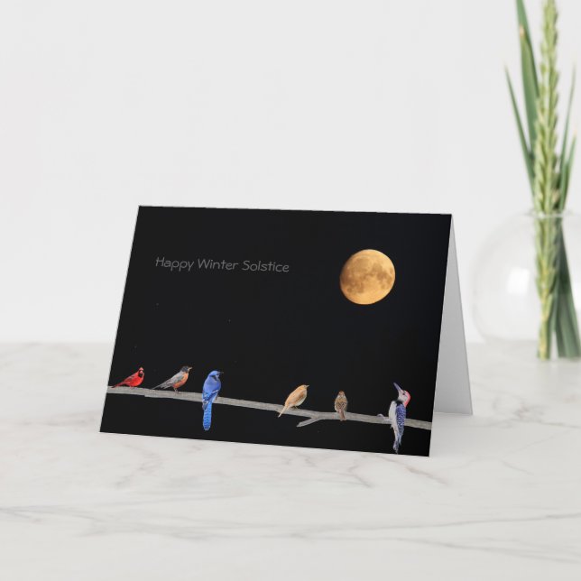 Happy Winter Solstice Card (Front)