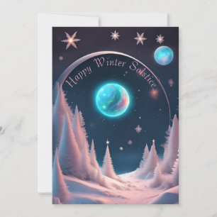 Happy Winter Solstice Holiday Card