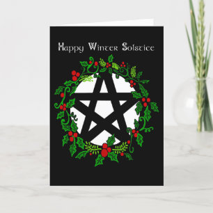 Happy Winter Solstice Holiday Card