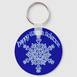 Happy Winter Solstice Keychain
