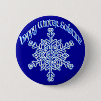 Happy Winter Solstice Pinback Button