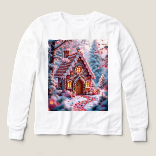 Happy winter with Christmas  Tri-Blend Shirts (Design Front)
