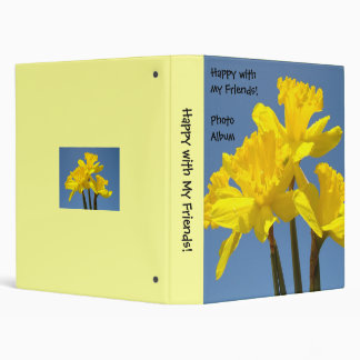 Happy with My Friends! photo album binder Daffodil