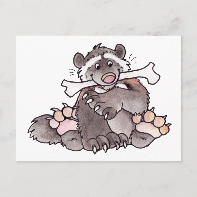 Happy Wolverine Postcard (Front)