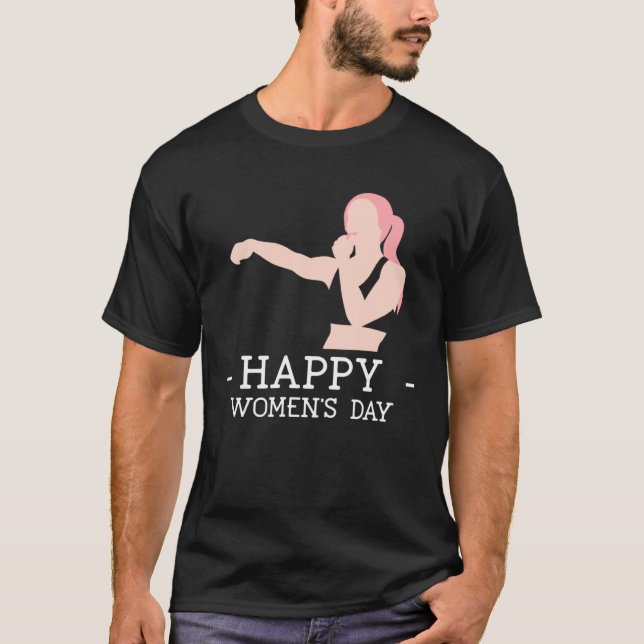 Happy Women s Day 2023 Boxing Embrace Equity Fit S T-Shirt (Front)