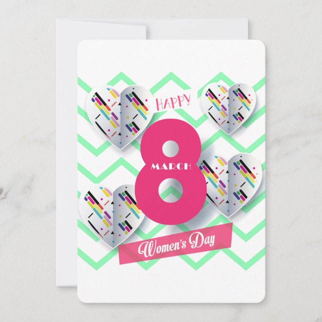 Happy women’s day! 8th March International Holiday Card (Front)