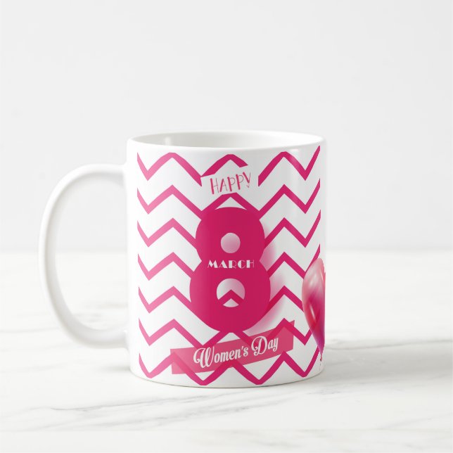 Happy women’s day! 8th March International Holiday Coffee Mug (Left)