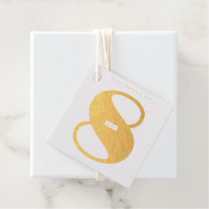 Happy women’s day! 8th March International Holiday Foil Favor Tags