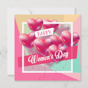 Happy women’s day! 8th March International Holiday Invitation