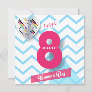 Happy women’s day! 8th March International Holiday Invitation