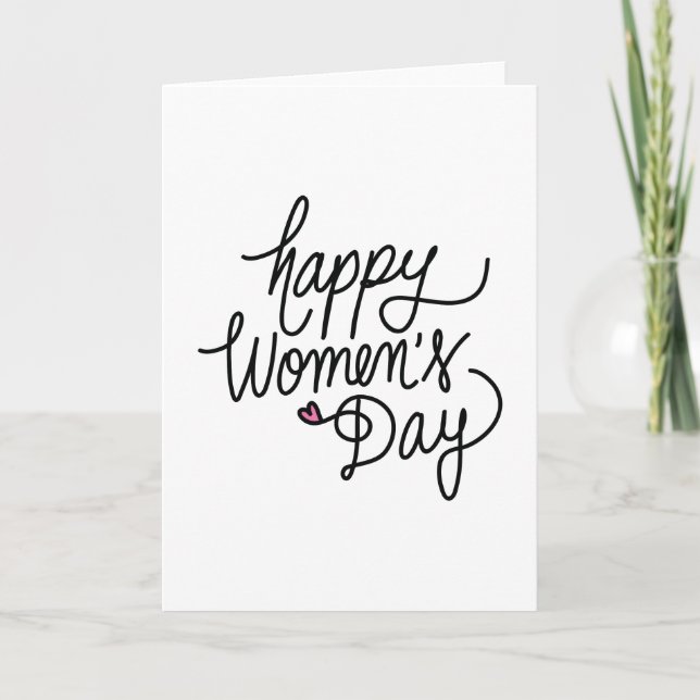 Happy Women's Day Card (Front)