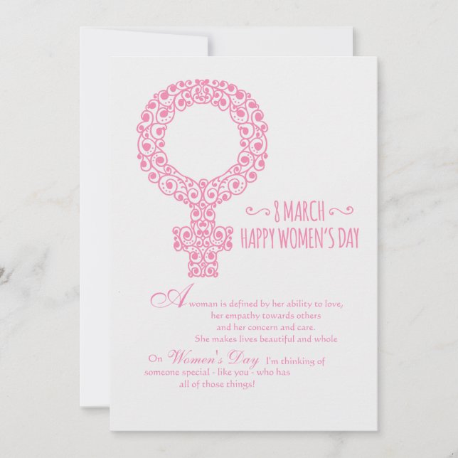 Happy Women's Day Card (Front)