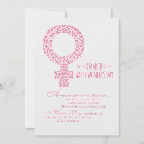 Happy Womens Day Card