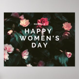 Happy women's day floral