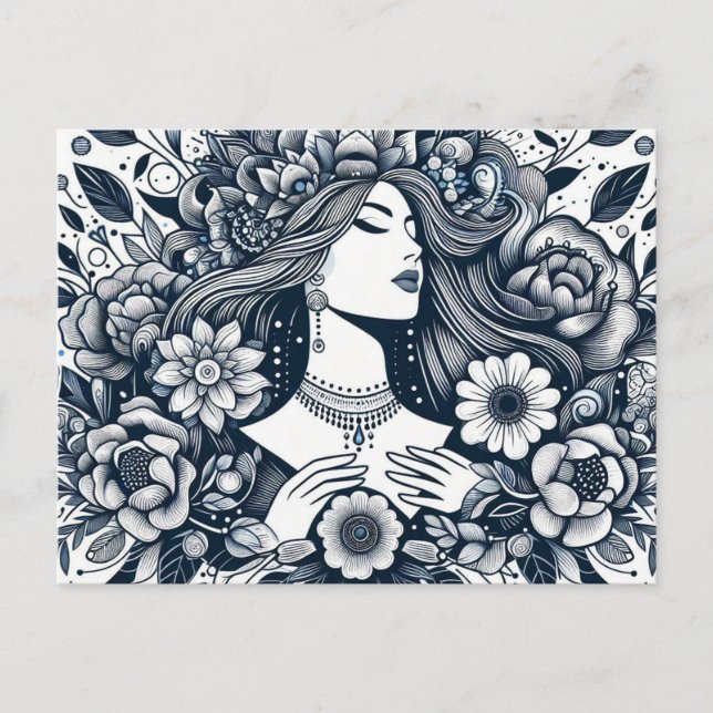 Happy Women's Day Honoring Women Everywhere Postcard (Front)