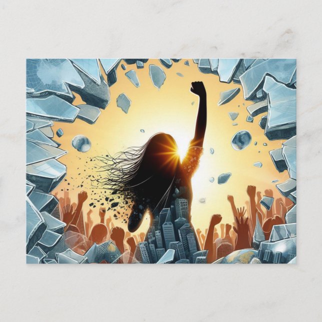 Happy Women's Day Postcard (Front)