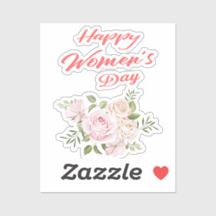 happy women's day sticker