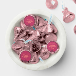 Happy women's day wishes red hershey®'s kisses®